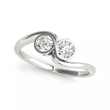 1/2 CT. T.W. Two-Stone DiamondRing in 14KGold