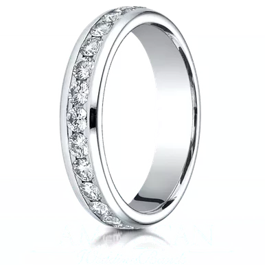 1.5ct. DiamondEternity band 4mm in 18k White gold