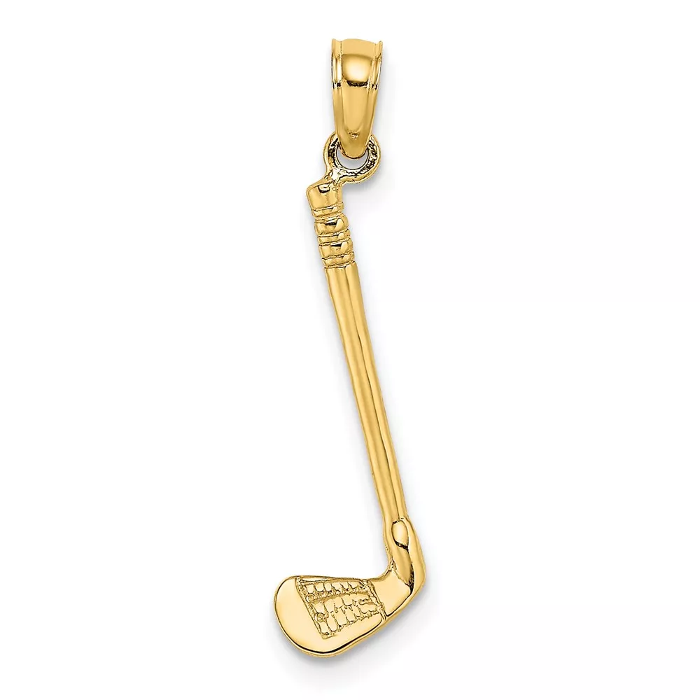 14K 3-D Golf Club Charm