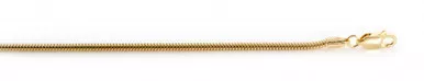 14k Gold 2.0mm Snake Chain Anklet 10 Inches