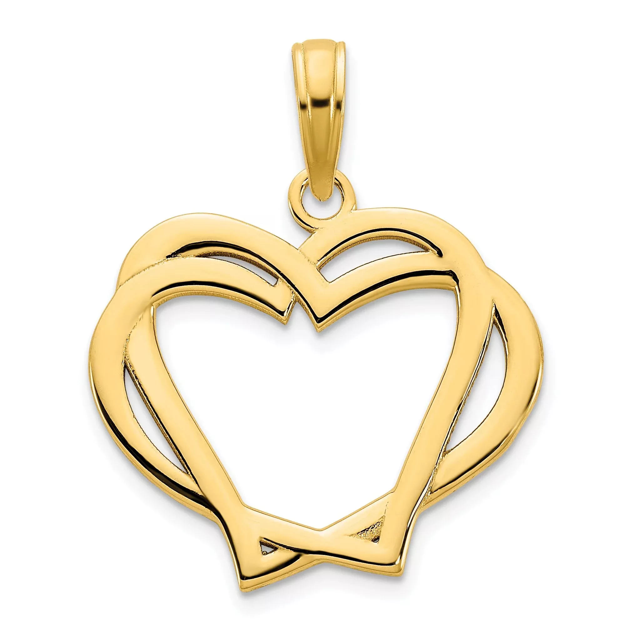 14kHeart in Heart Pendant