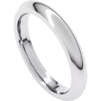3mm 950Platinum Comfort Fit Wedding Band