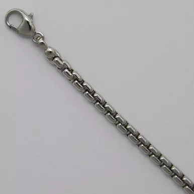 950 Platinum Box Chain 2.7mm Wide 20 Inches