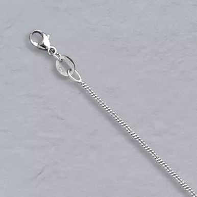Platinum 950Curb Chain 1.3mm 20"