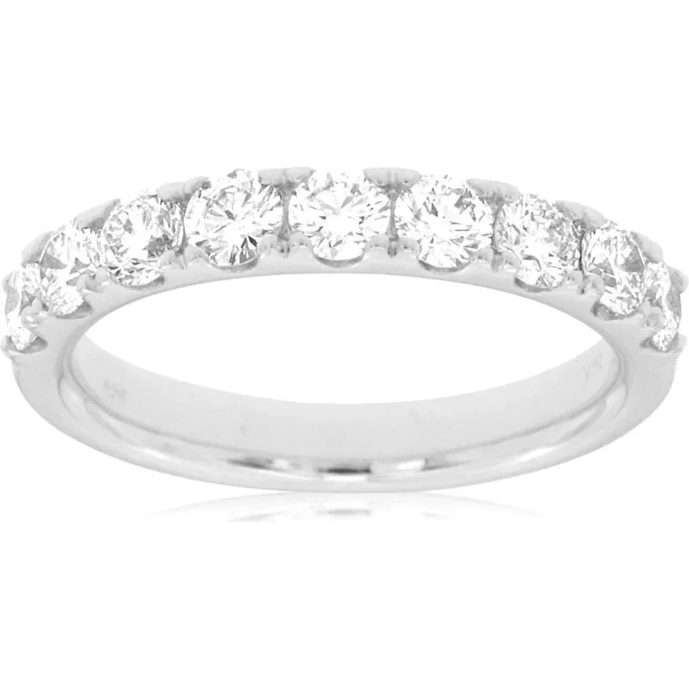 Royal 14K White Gold 1.10 Carat Diamond Band