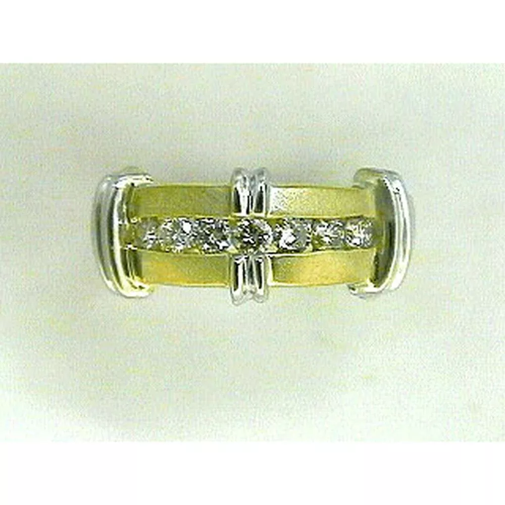 Royal 14K Yellow Gold His & Hers Diamond Rings - Total 0.40 Carat