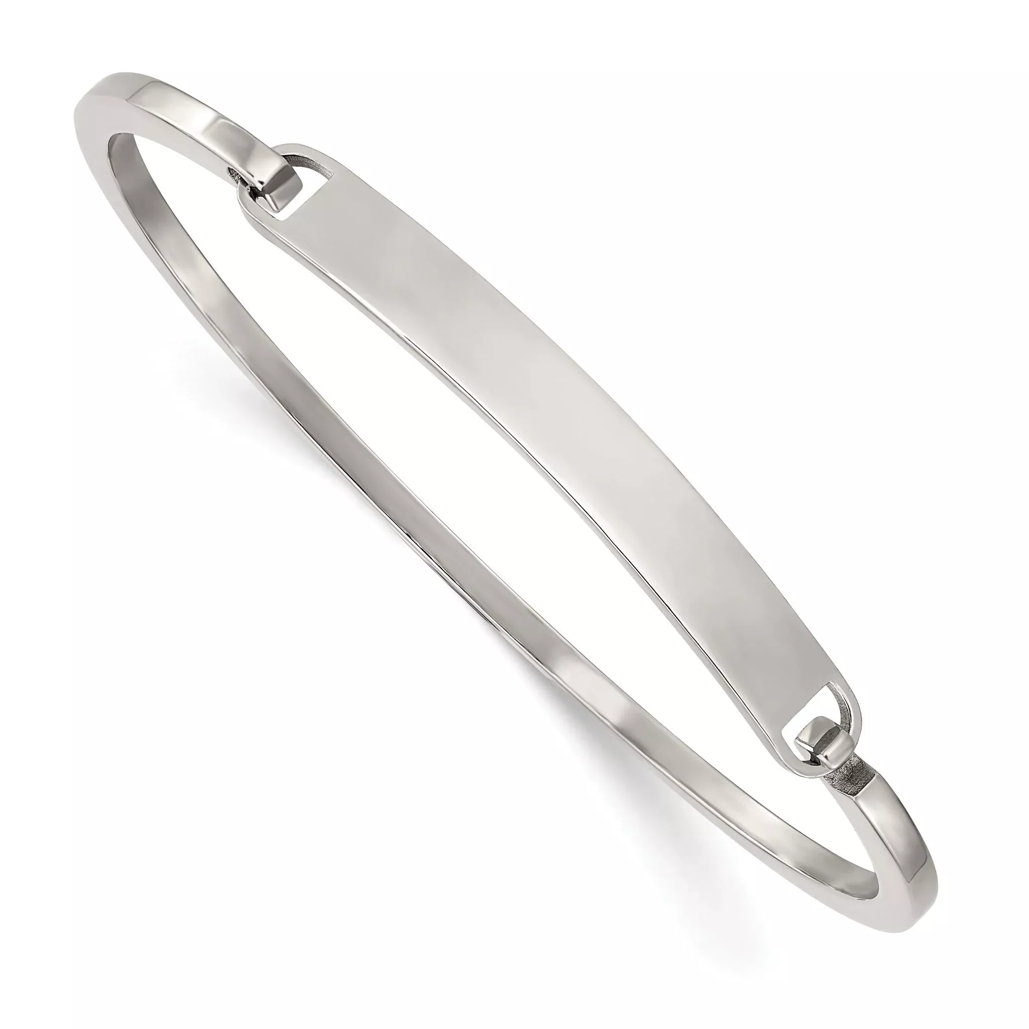Stainless Steel Polished 2mm ID Bangle Bracelet