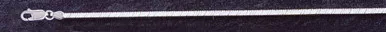 Sterling Silver"nickel Free"1.3mmsquare Snake Chain18"