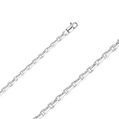 Sterling Silver "Nickel Free" 3.6mm Hand Made Chain 30