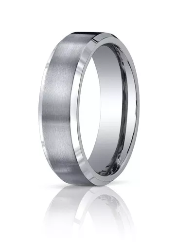 Titanium 7mm Comfort-fit Satin-finished Band by Benchmark